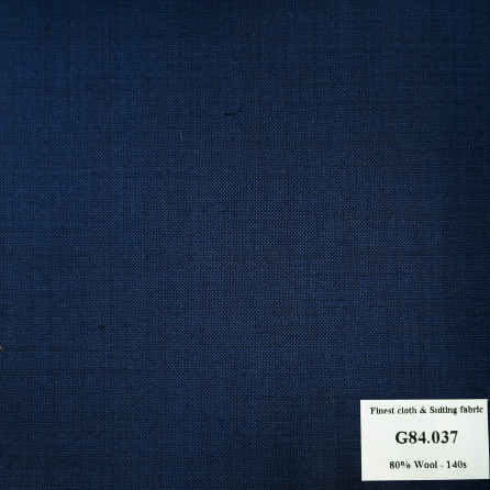 [Hết Hàng] G84.037 Kevinlli V7 - Vải Suit 80% Wool - Xanh navy sáng